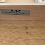 Scandinavian coffee table hans Wegner solid oak