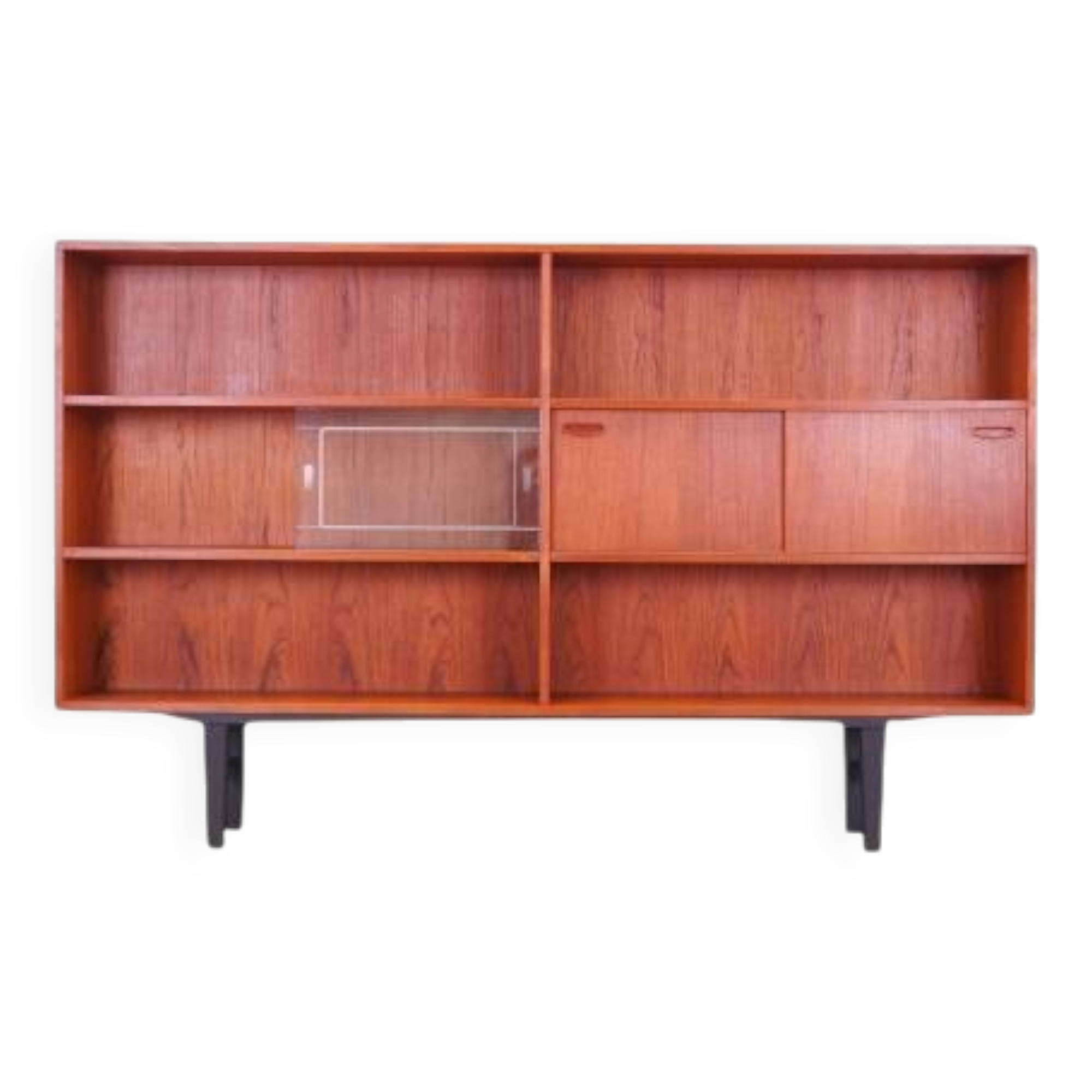 Teak bookcase, Danish design, 1970s, manufacturer: Clausen & Søn