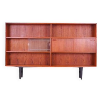 Teak bookcase, Danish design, 1970s, manufacturer: Clausen & Søn