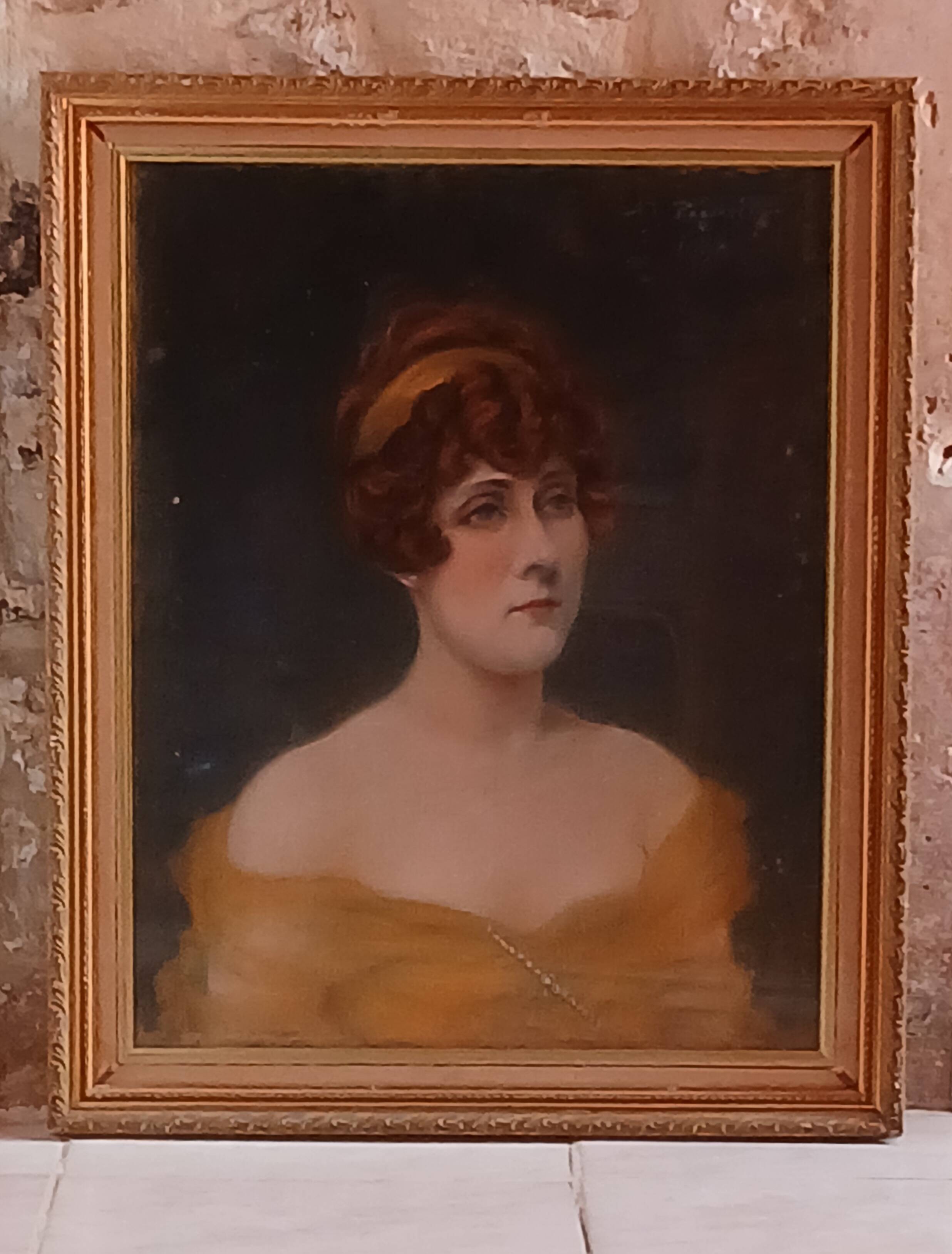 Portrait of a woman in the 18th century style