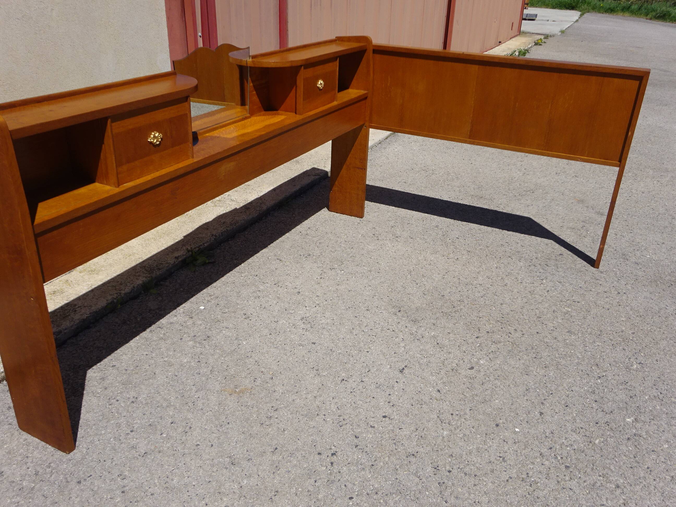 Cosy set and vintage headboard