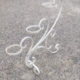 Wrought iron plant holder