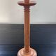 Blond wooden candle holder