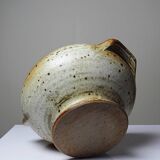 Glazed stoneware pot, Prudhomme La Borne vintage 60s-70s