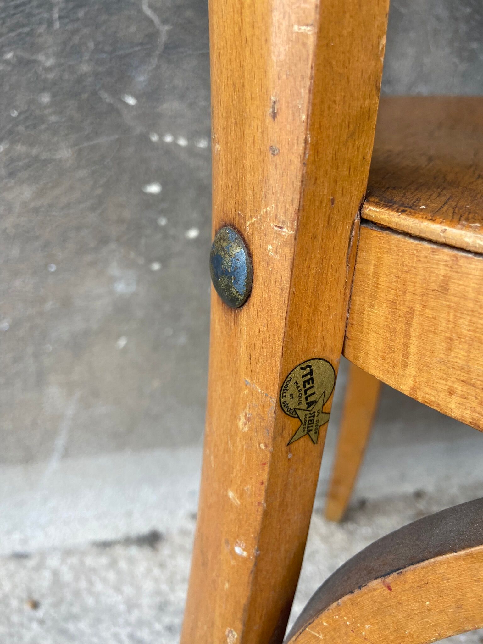 Pair of vintage bistro chairs