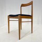 Set of four danish dining chairs, carefully refurbished.