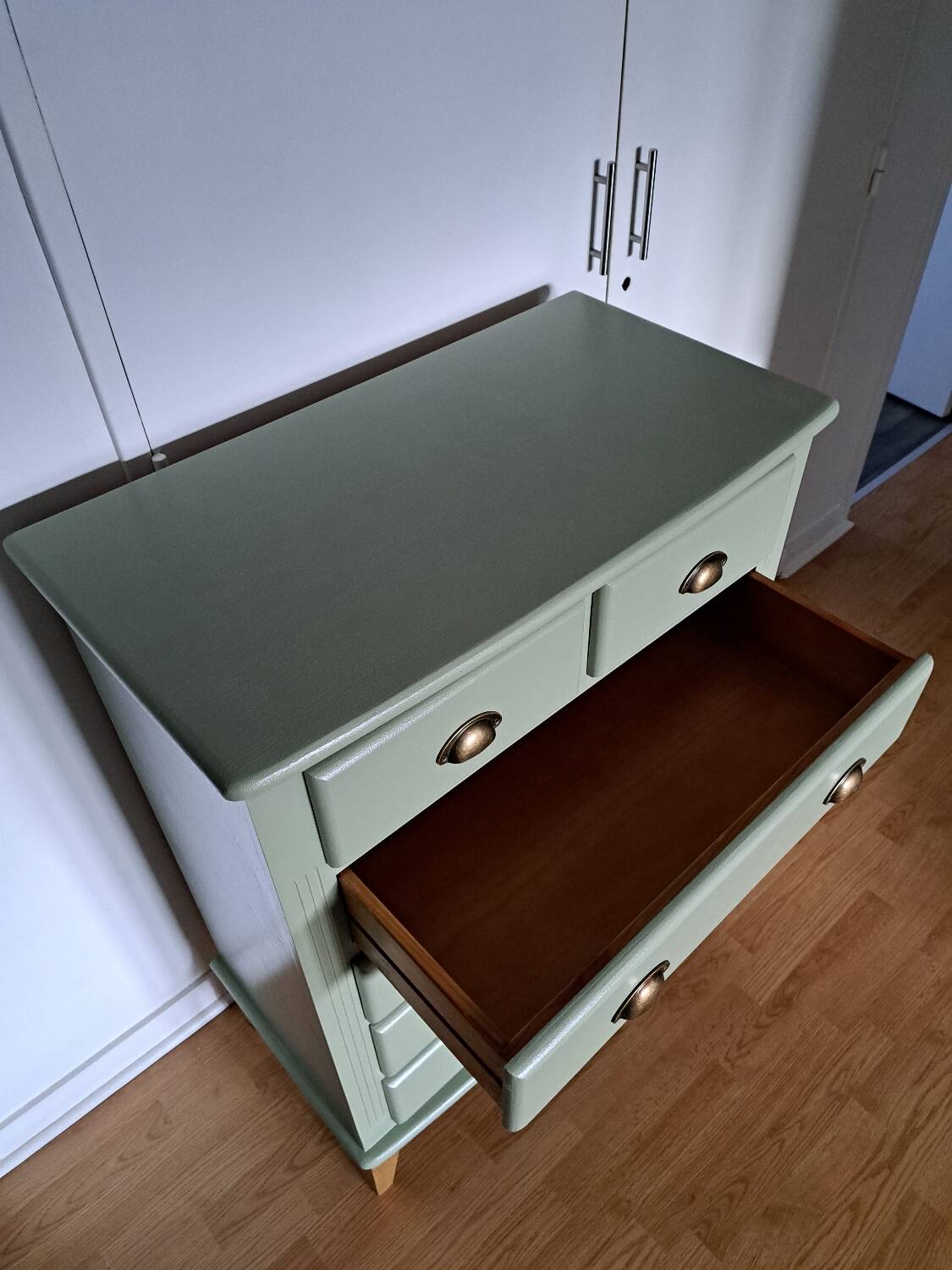 Commode scandinave vert forest 4