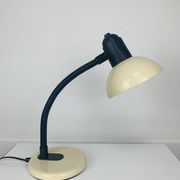 Lampe de bureau métal beige vintage