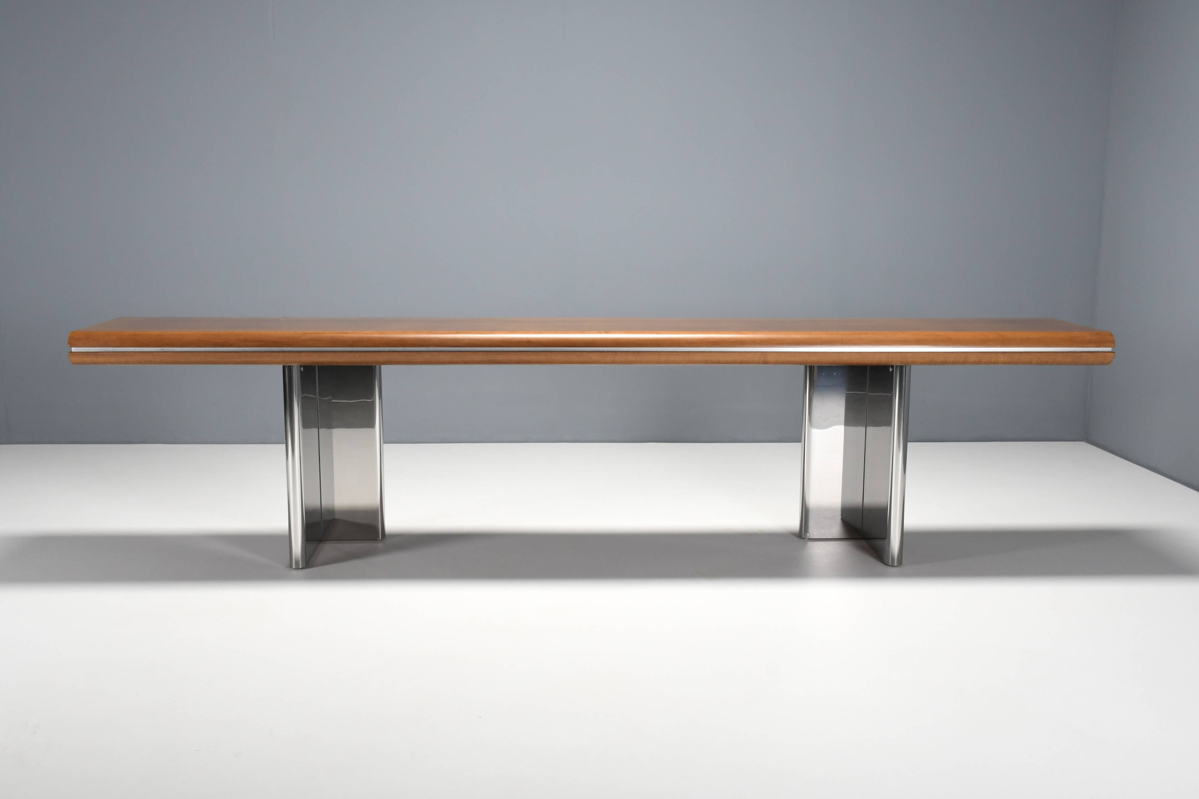 Large Console Table by Hans Von Klier for Skipper, Italy