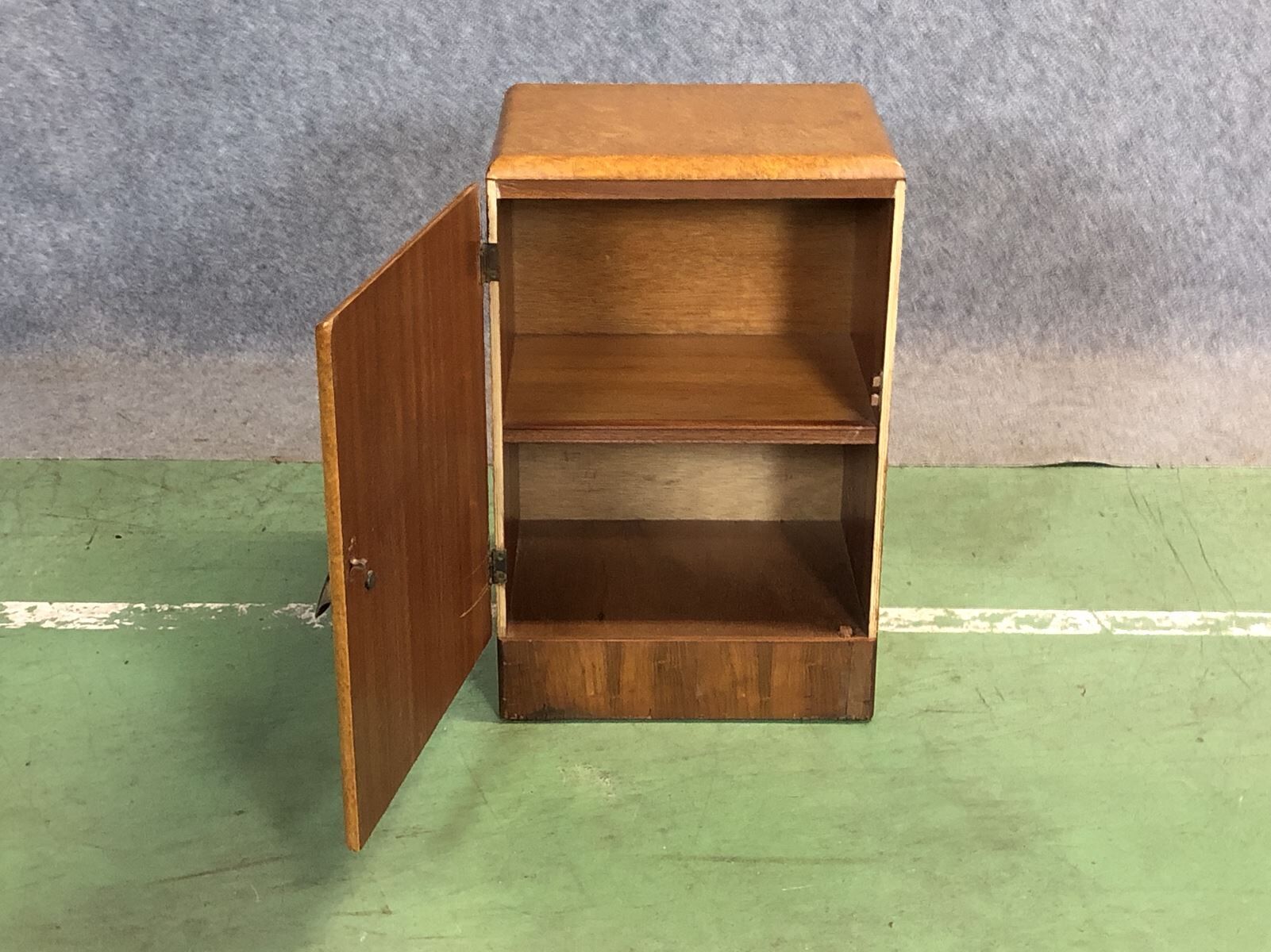 English bedside of the 1950s in elm