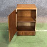 English bedside of the 1950s in elm