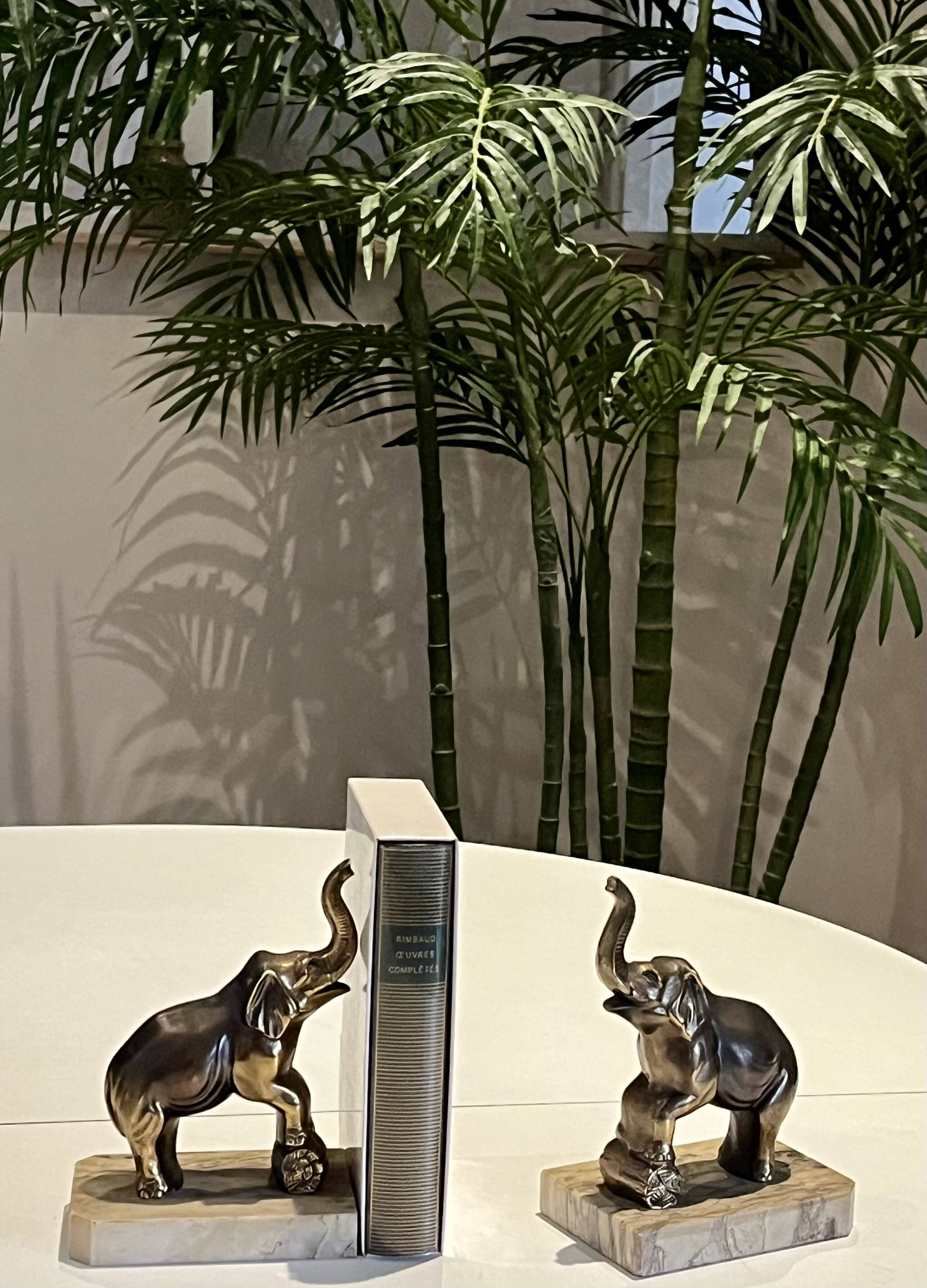Elephant bookends - Art Deco - Very good condition