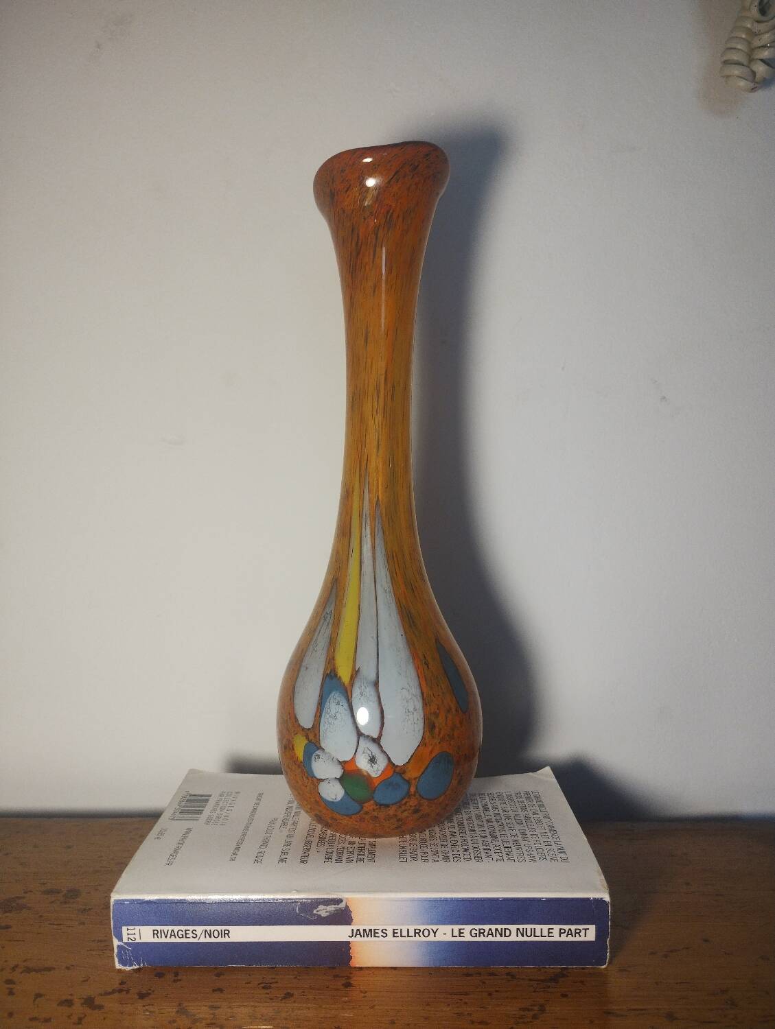 Blown glass vase