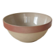 Glazed stoneware salad bowl