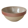 Glazed stoneware salad bowl
