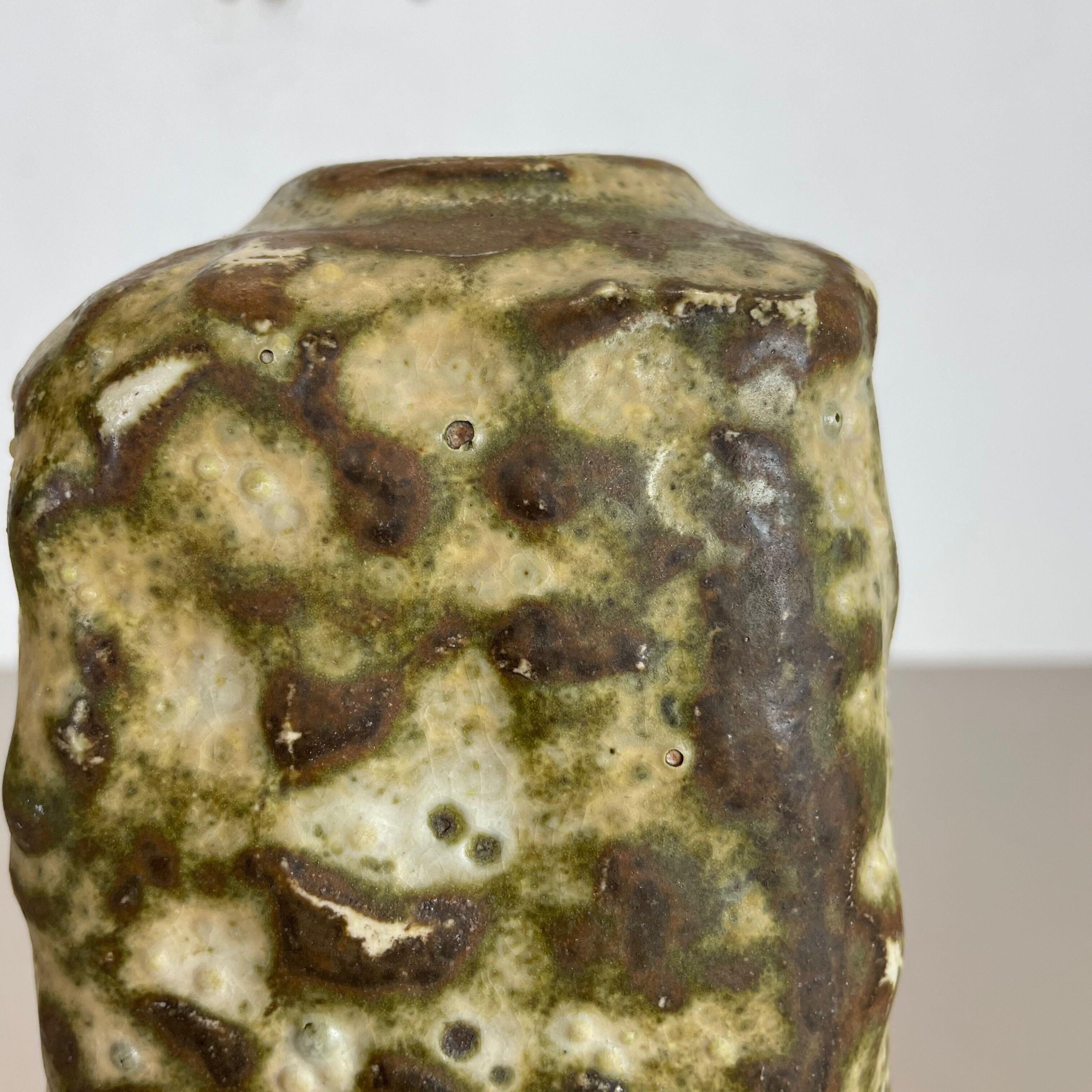 Original 1960 Ceramic Studio Pottery Vase by Piet Knepper for Mobach Netherlands