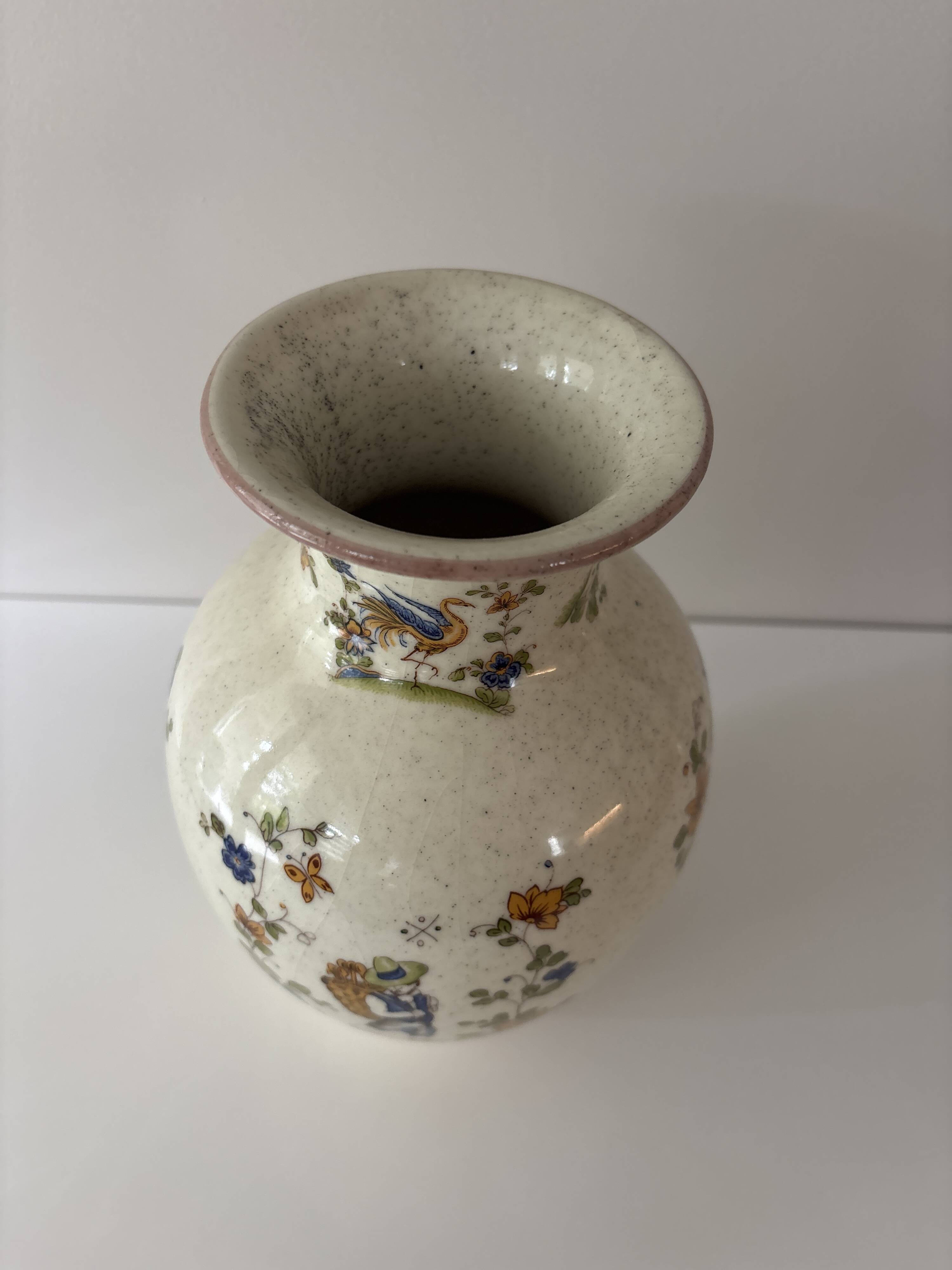 Vase balustre Vieux Moustiers