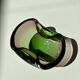 Ashtray / trinket dish in green and pink attributed to Murano 1950/60.
