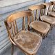(Lot) 5 Anciennes Chaises Bistrot