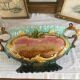 Art Nouveau planter barbotine Majolica 19th