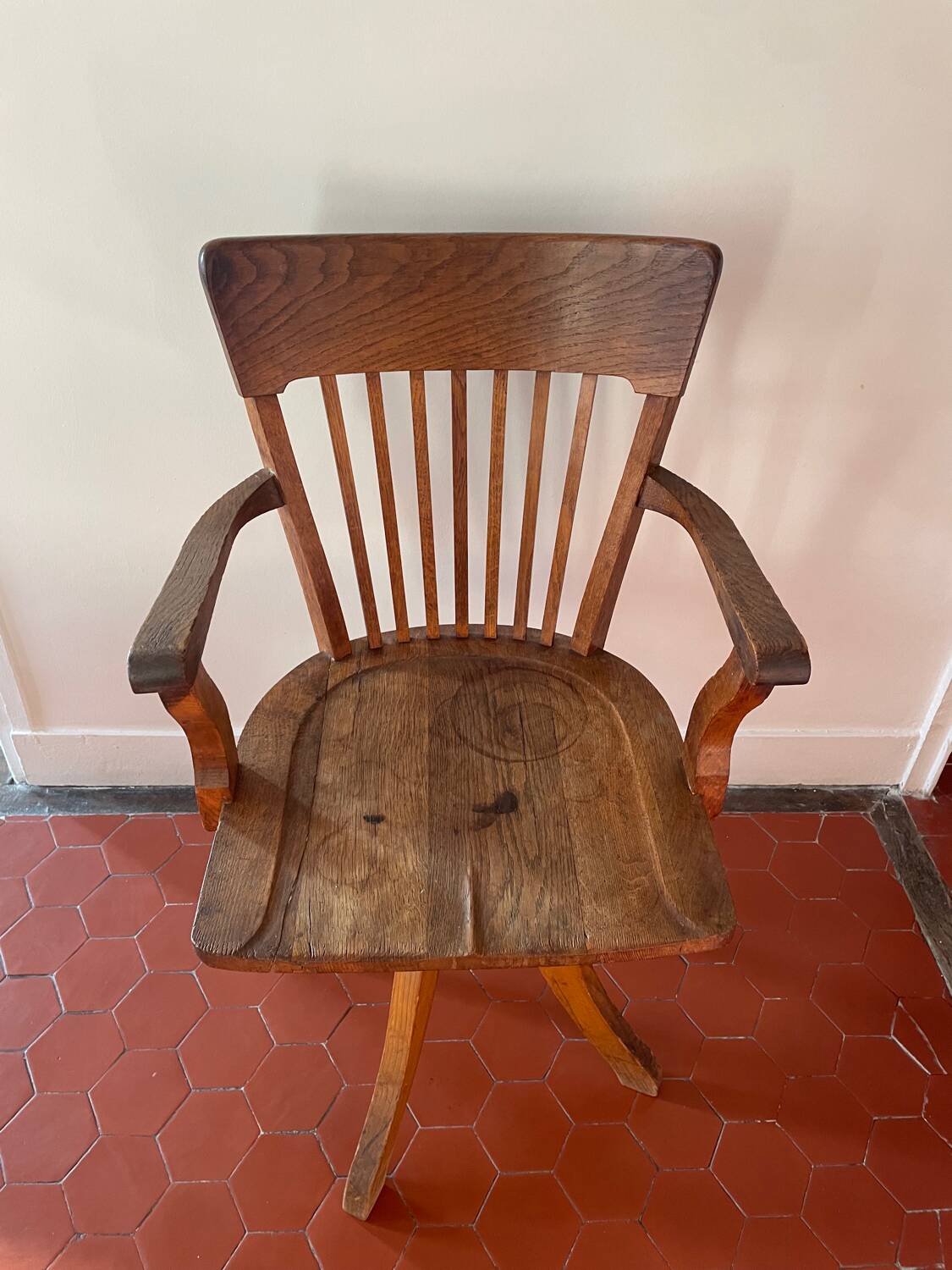 American wooden office chair