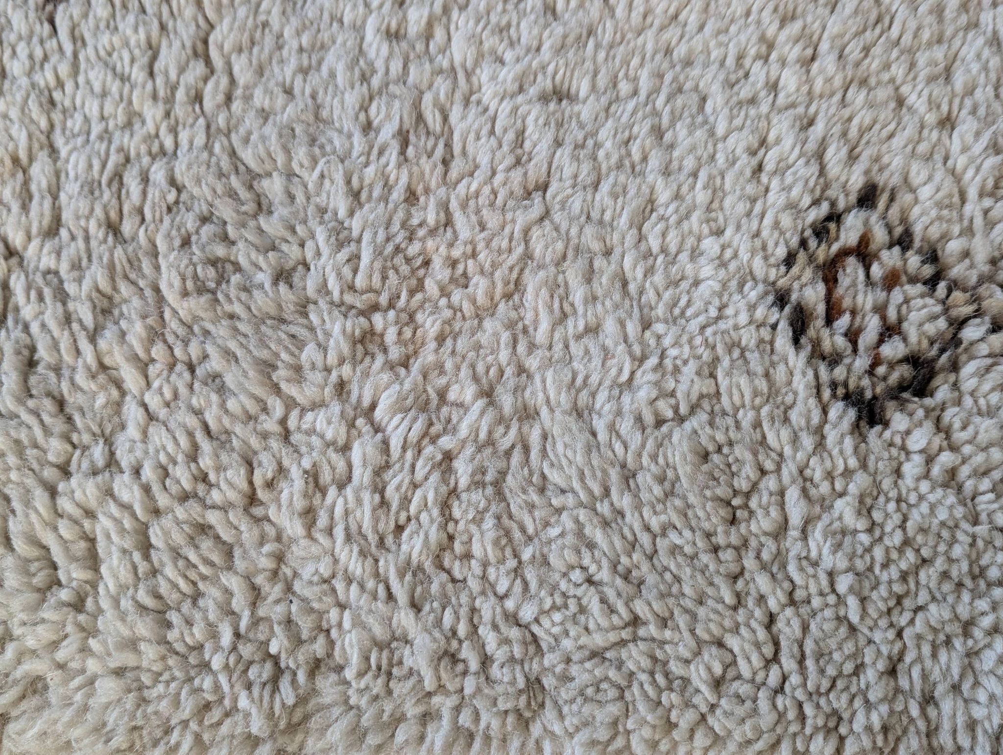 Vintage Moroccan wool rug