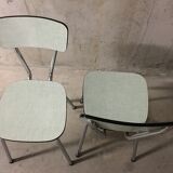 Pair of chairs 50s formica
