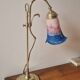 Art Nouveau lamp - Brass and glass paste - 1920s period
