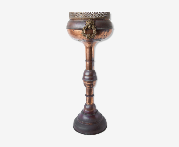 Jardinière vintage cache-pot vintage jardinière cuivre cache-pot cuivre, pot de fleur sur pied