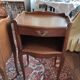 Pair of Louis XV style niche bedside tables