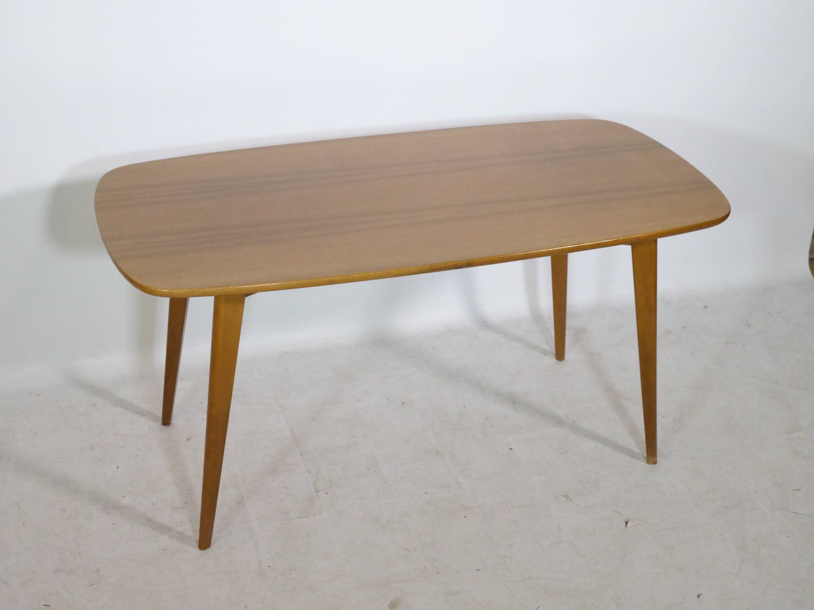 Mid-Century Walnut Coffee Table, 1960s Design