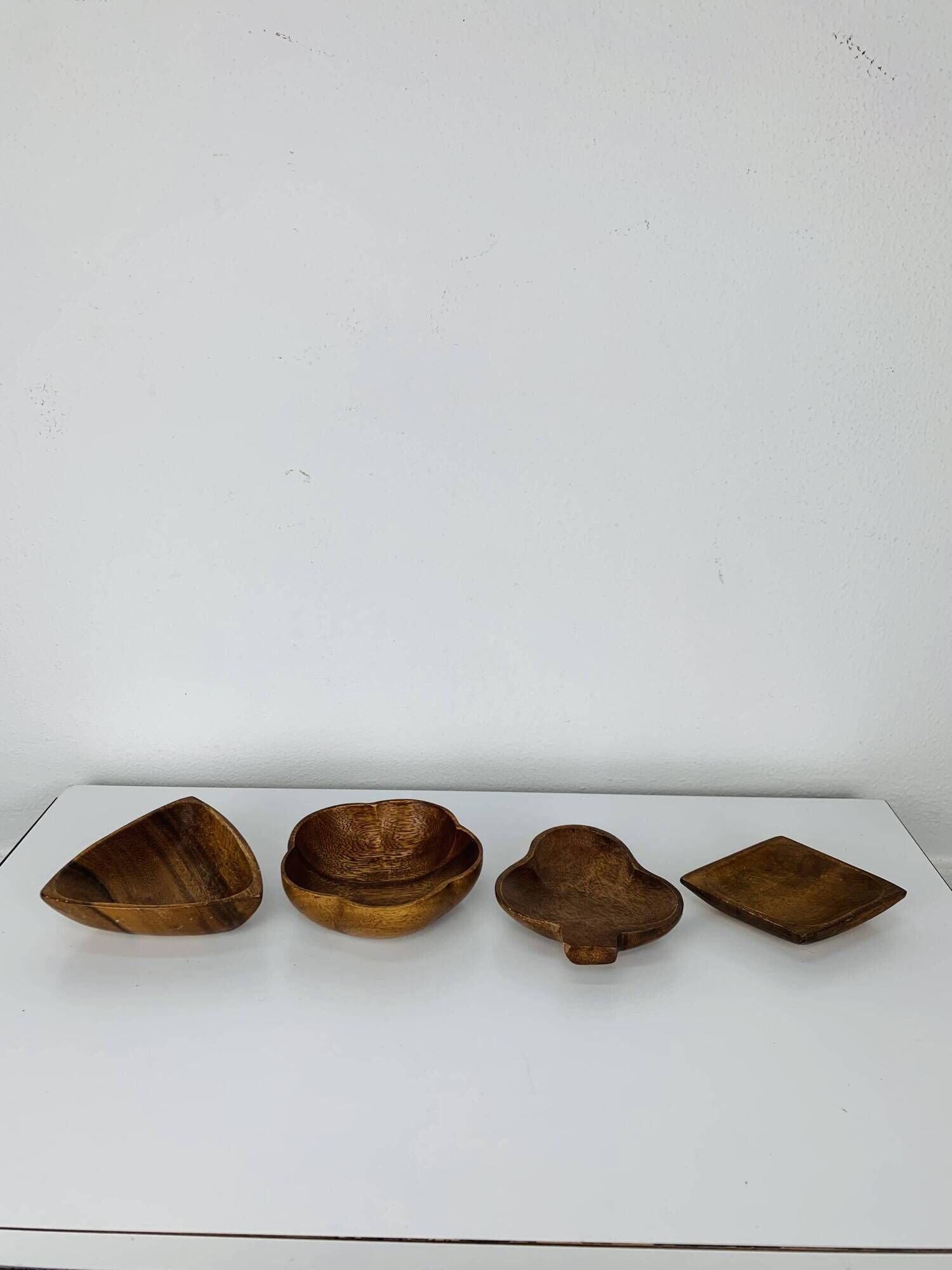 4 Scandinavian teak ramekins, 1960s
