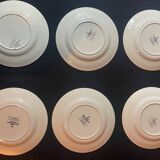 Assiettes « Cannes » Sarreguemines Diguoin.