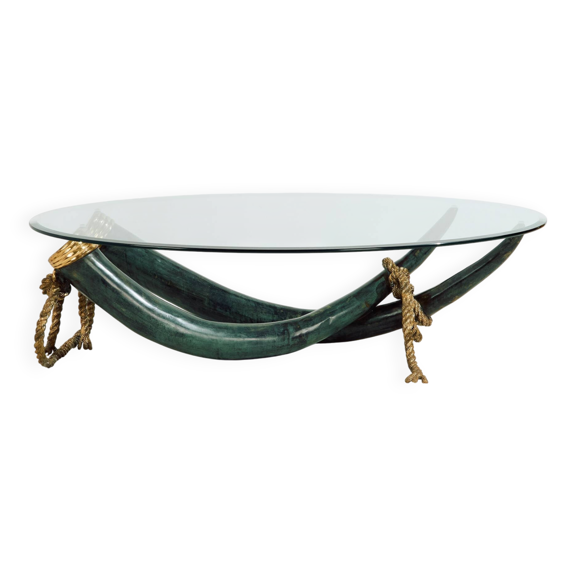 Bronze coffee table by Italo Valenti for Valenti Spain
