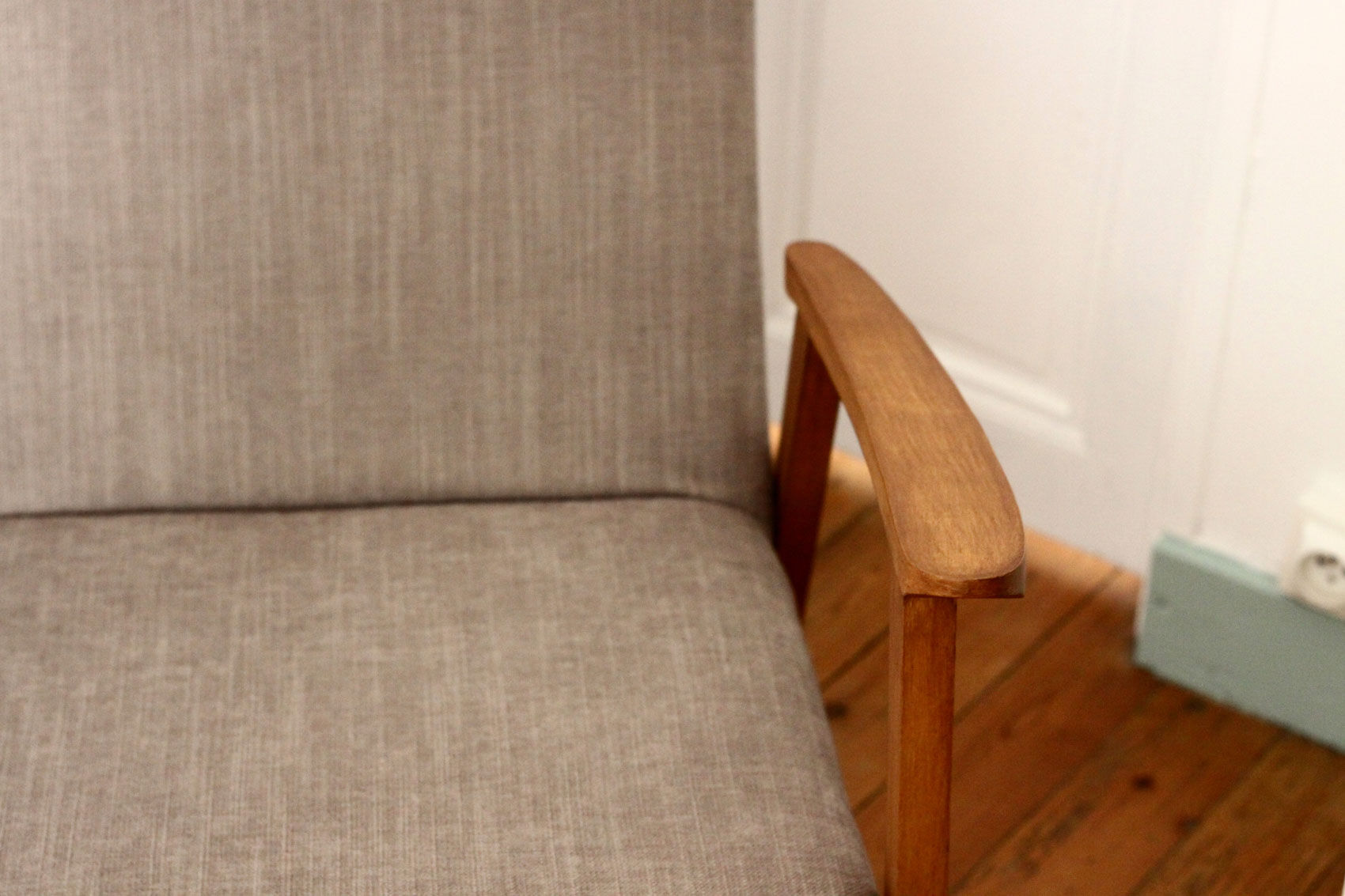 Restored Scandinavian armchair