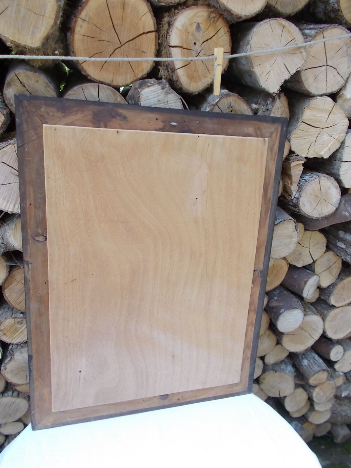 Miroir en marqueterie 61x47,5cm