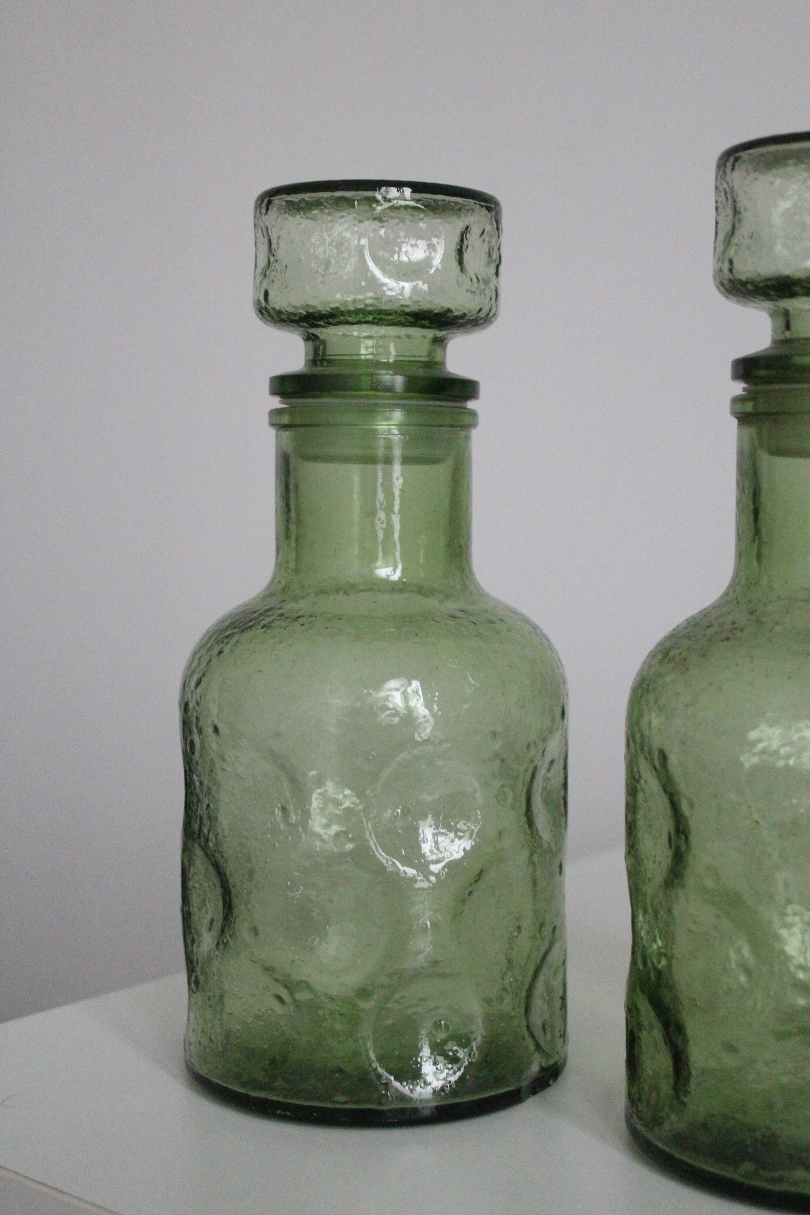 Vintage glass jars