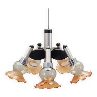 Chandelier, Italian design, 1970s, production: Italy