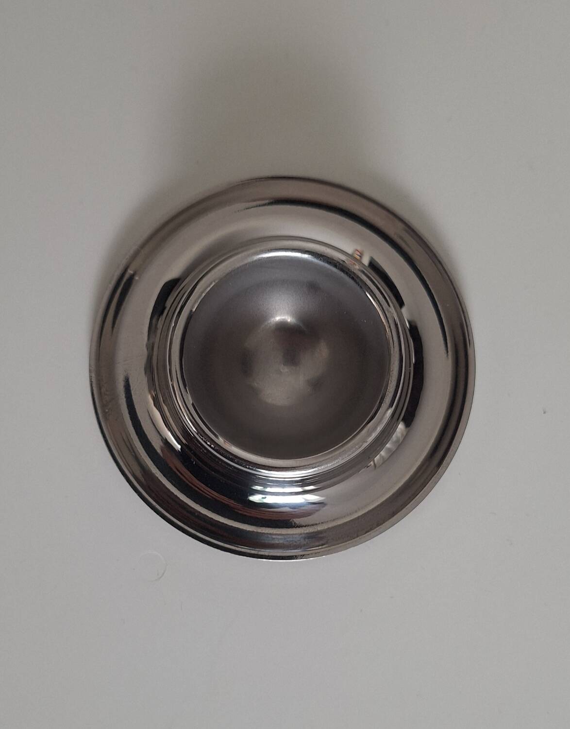 Vintage stainless steel egg cup