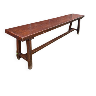 Banc bois massif style ferme et rustique