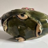 Barbotine planter - Art Nouveau