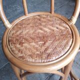 Rattan bar with two stools