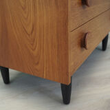 Teak chest of drawers, Danish design, 1970s, made in Denmark