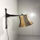 Brutalist wrought iron wall lamp 1970’s