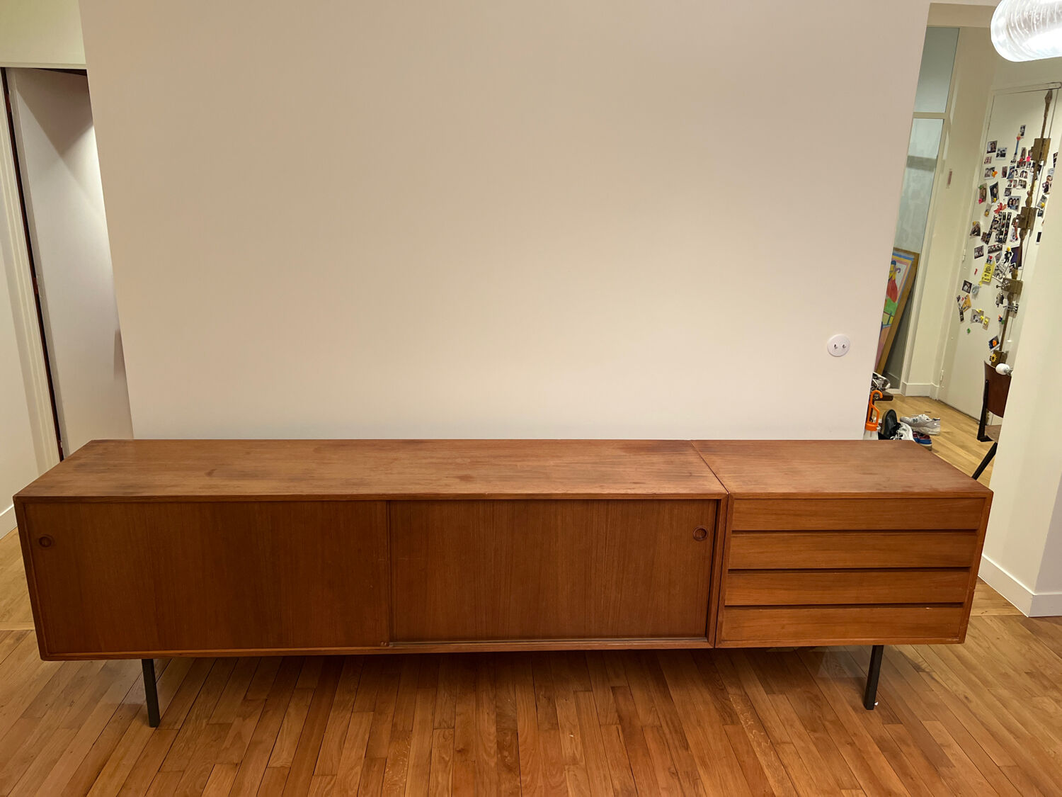 Vintage wooden enfilade