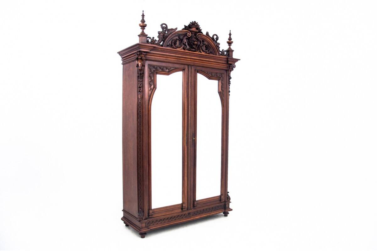 Antique wardrobe, France.