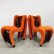 Chaises de salle à manger funky avec ceinture de sécurité, collection Phillips
