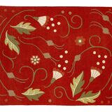 Nos hand knotted scandinavian design rug by Veronica Seipel, signed, 274 x 203 cm (108 x 80 in)