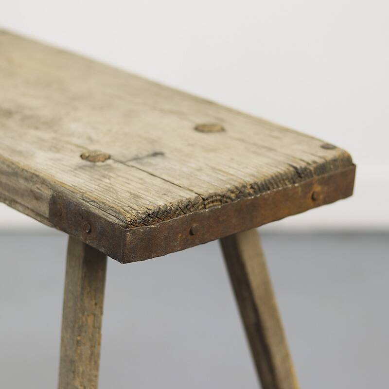 Ancient primitive work table Wabi Sabi