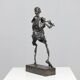 Expressive standing figure by Anthony Binstead, Belgium 1980s